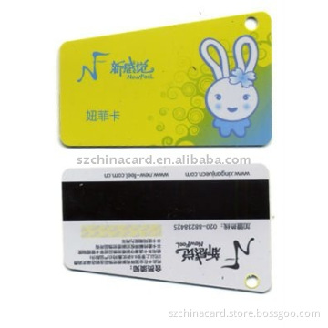 Plastic Customized Die Cuts PVC Gift Card